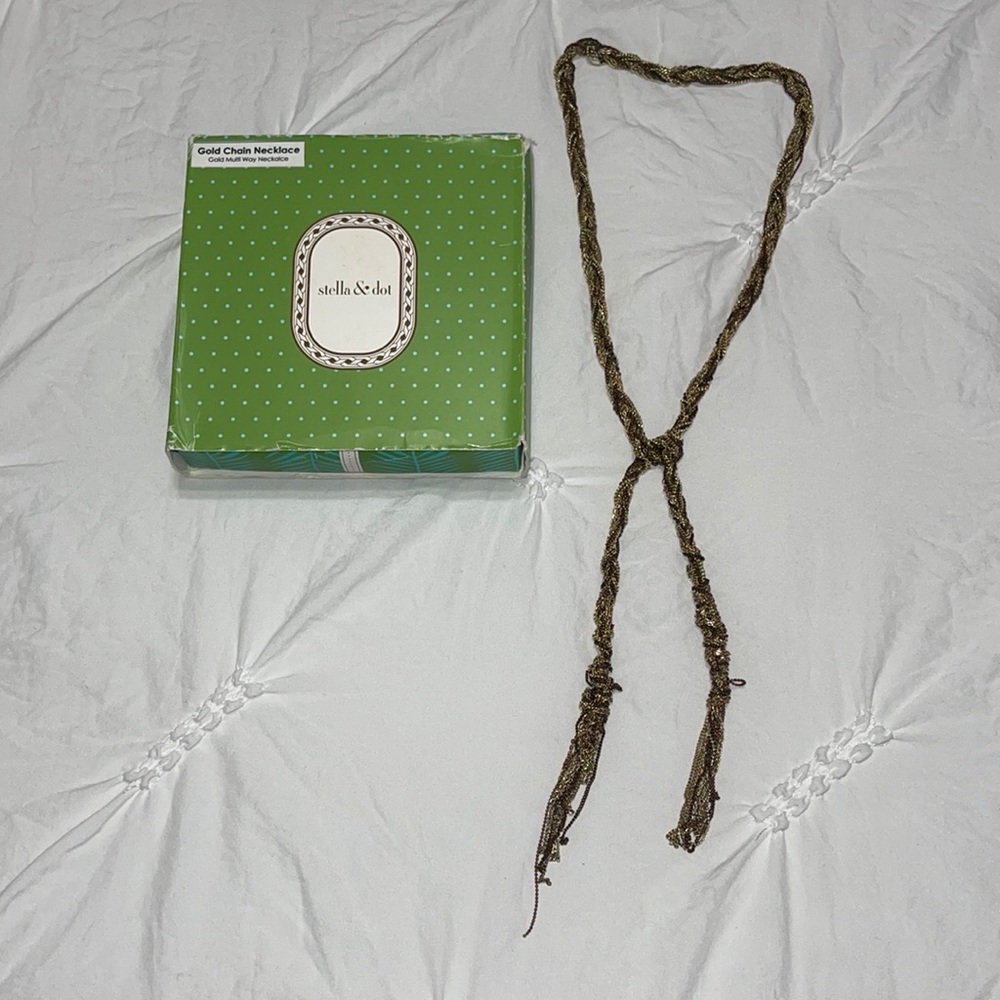 Stella & dot multi way necklace